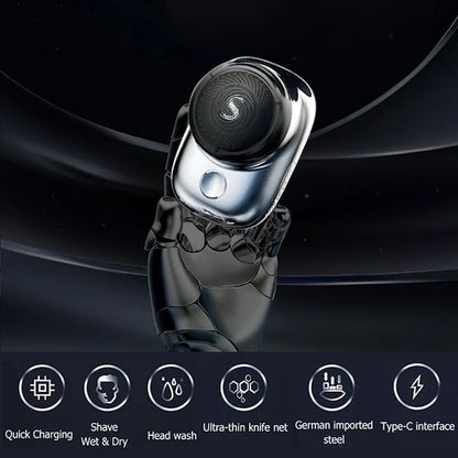 Mini Portable Shaver Fast Charging, Waterproof