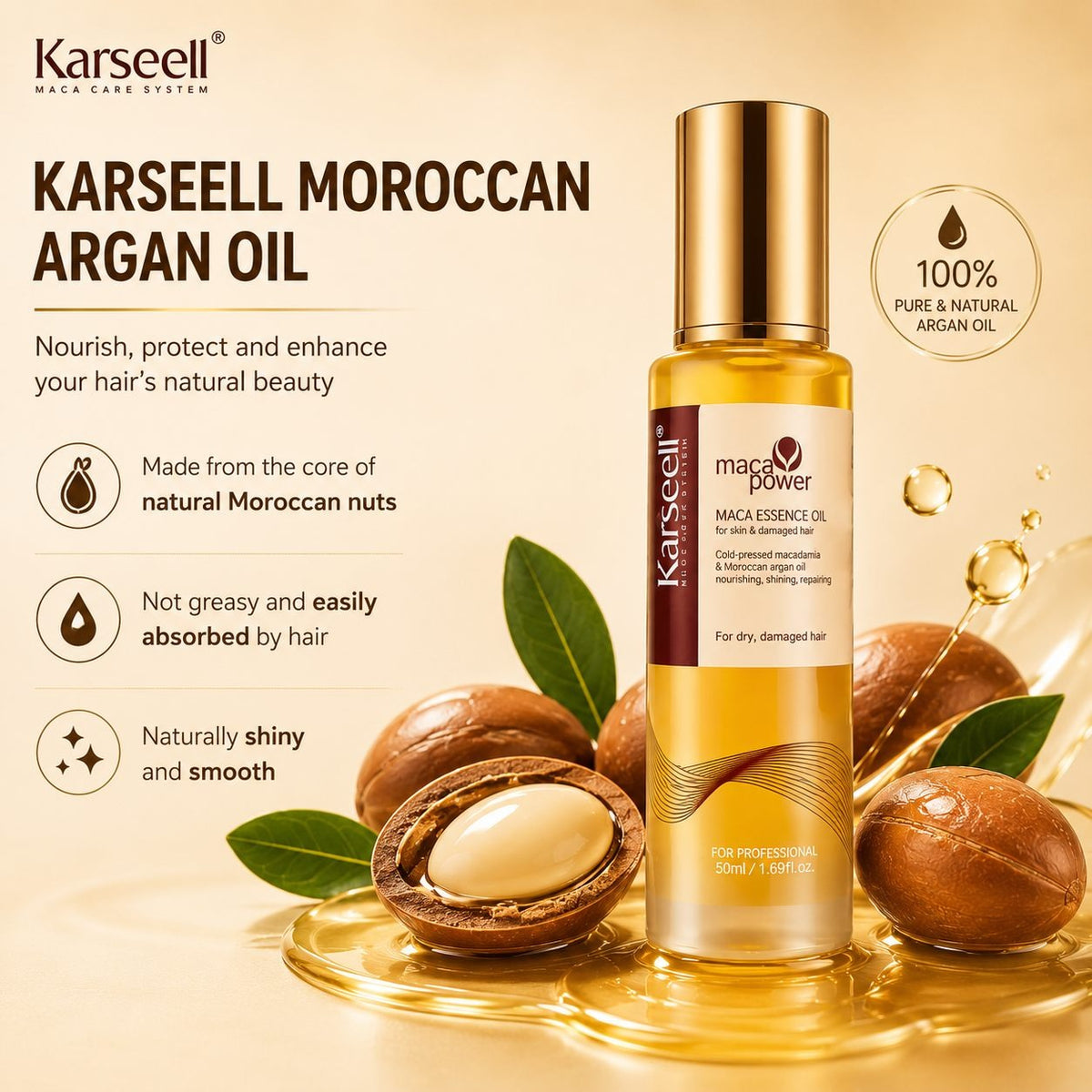 Buy 1 Get 1 Free Karseell Collagen Hair Mask +GET FREE Hair SERUM
