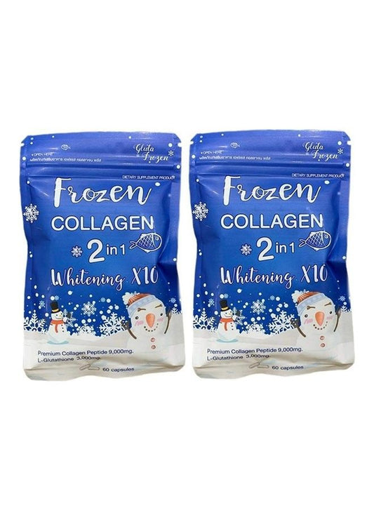 2 pack DEAL Frozen Collagen + 2 in 1 Whitening,60