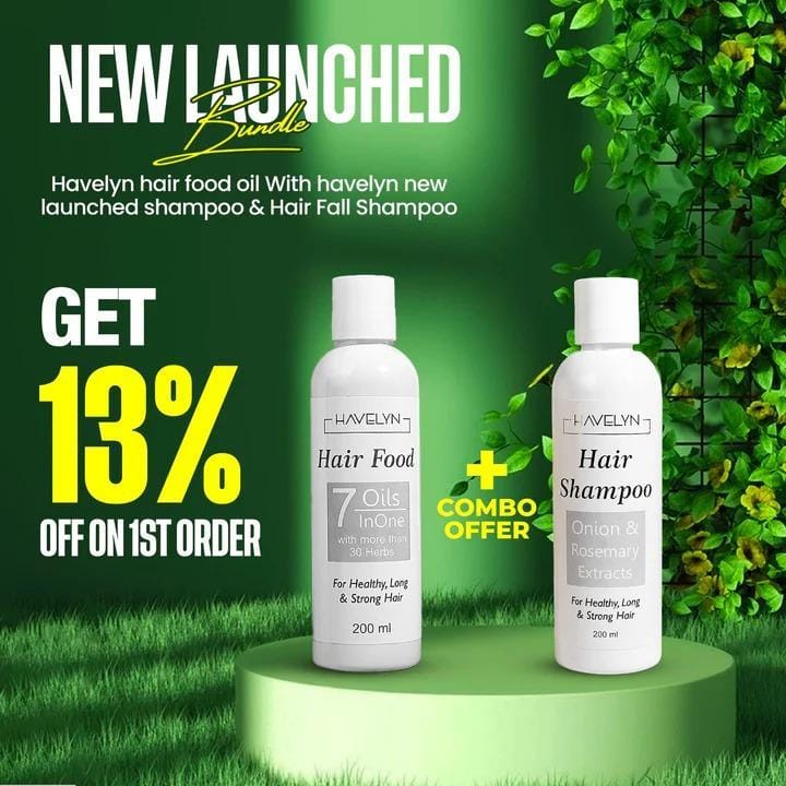 Havelyn Hair Food Oil and Shampoo