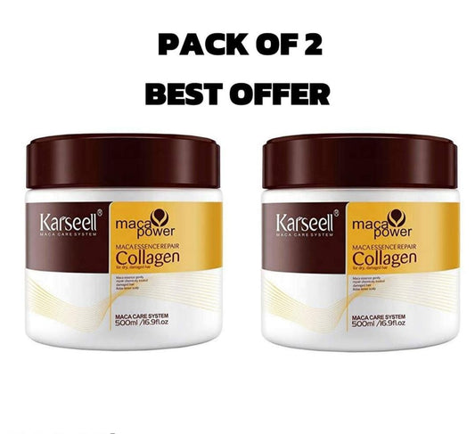 Buy 1 Get 1 Free Karseell Collagen Hair Mask Pack 2