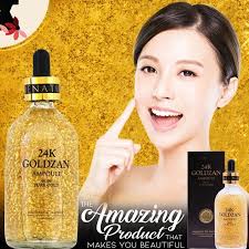 24k GOLDZAN AMPOULE 99.9% Pure Gold Serum
