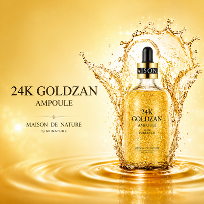24k GOLDZAN AMPOULE 99.9% Pure Gold Serum