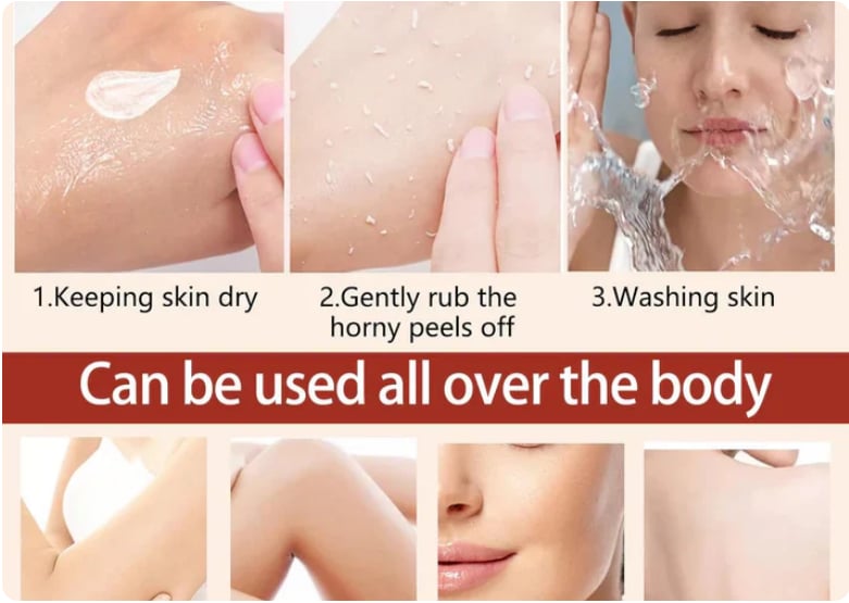 Peach Extract Fruit Acid Exfoliating Face Gel Cream